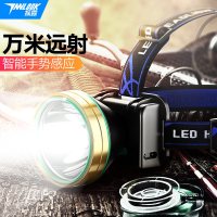 探露LED头灯强光充电远射头戴式手电筒 超亮夜钓捕鱼矿灯TL-V18