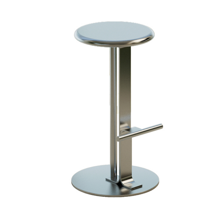 铭思达吧台椅不锈钢75cm把高清大图