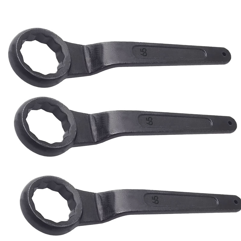 立伟铁牛单头梅花扳手65mm/把高清大图