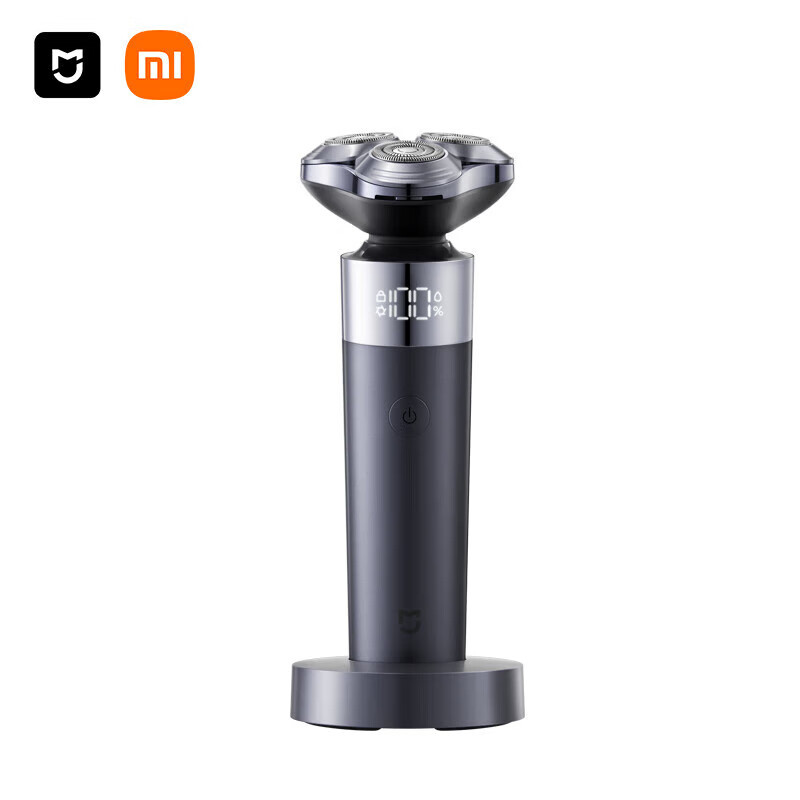 小米(MI)电动剃须刀S302 米家刮胡刀家用全身水洗电量显示360°浮动贴面免拆快洗磁吸刀头