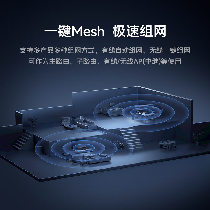 中兴(ZTE)[问天]BE7200Pro+ WiFi7家用路由器 双频聚合游戏加速 8颗独立信号放大器 满血2.5G网口