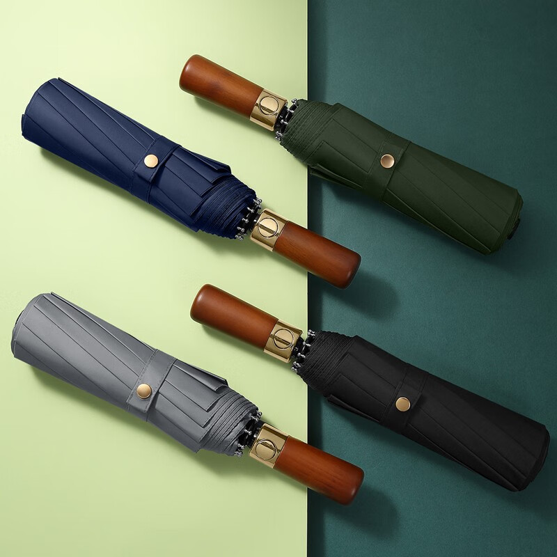 美度 全自动10骨 三折雨伞 防风晴雨两用伞 加大加固 M3018 颜色随机发