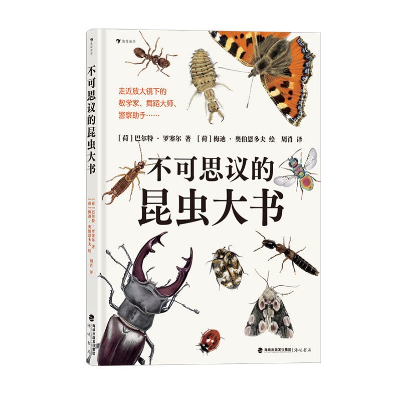 不可思议的昆虫大书 [正版]浪花朵朵浪花朵朵 不可思议的昆虫大书 8岁以上超精细手绘图达尔文生物科学观察自然科普书籍图片