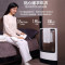 美的浴室取暖器HFY20X家用浴室防水立式暖风机烘干机电暖风扇电暖扇 24h预约定时 双循环取暖