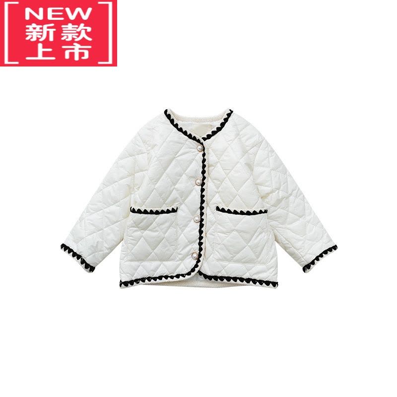 可莉允女童棉衣2022新款秋冬儿童洋气保暖短款加厚一岁宝宝冬天外套棉服图片