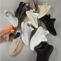 联名Diao Yeezy帝奥椰子鞋350满天星真爆休闲百搭运动鞋女户外运动情侣鞋百搭透气男鞋子亚洲限定粉天使