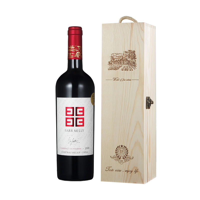 FARR MILLY法米丽赤霞珠干红葡萄酒13.5度750ml单瓶木盒装