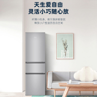 统帅(leader)海尔出品218升 三门冰箱 三温区 低温补偿 家用小冰箱 BCD-218LLC3E0C9