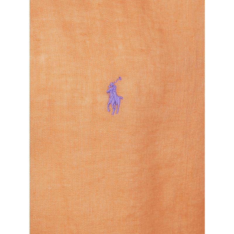 Polo Ralph Lauren男士 linen 麻料长袖衬衫透气休闲商务通勤质感衬衫高清大图