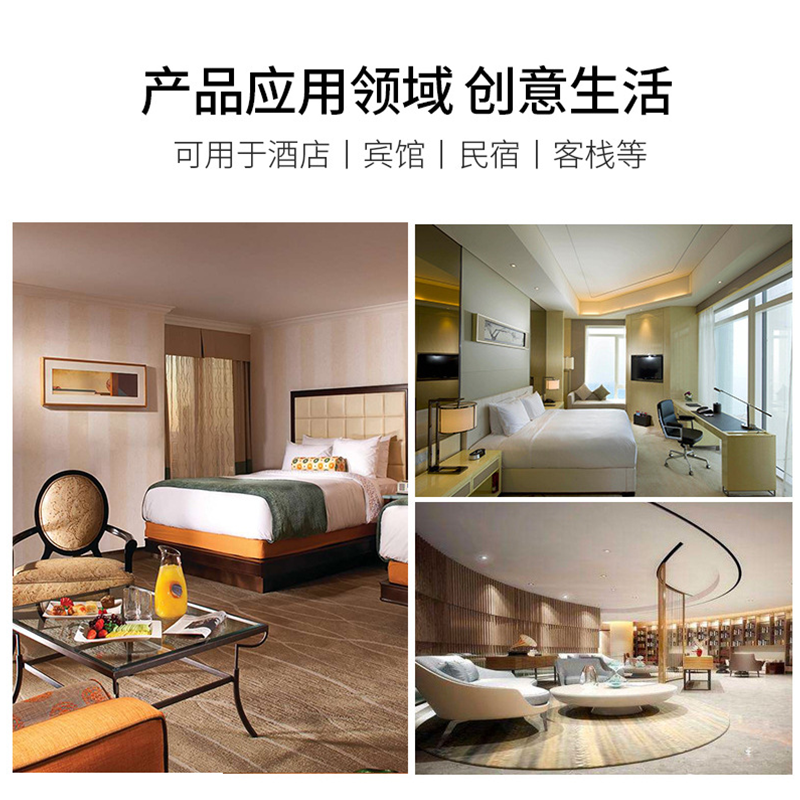 秦泰(Cqint)QTYTX-01 酒店一次性 珊瑚绒拖鞋 10双/包 白色高清大图