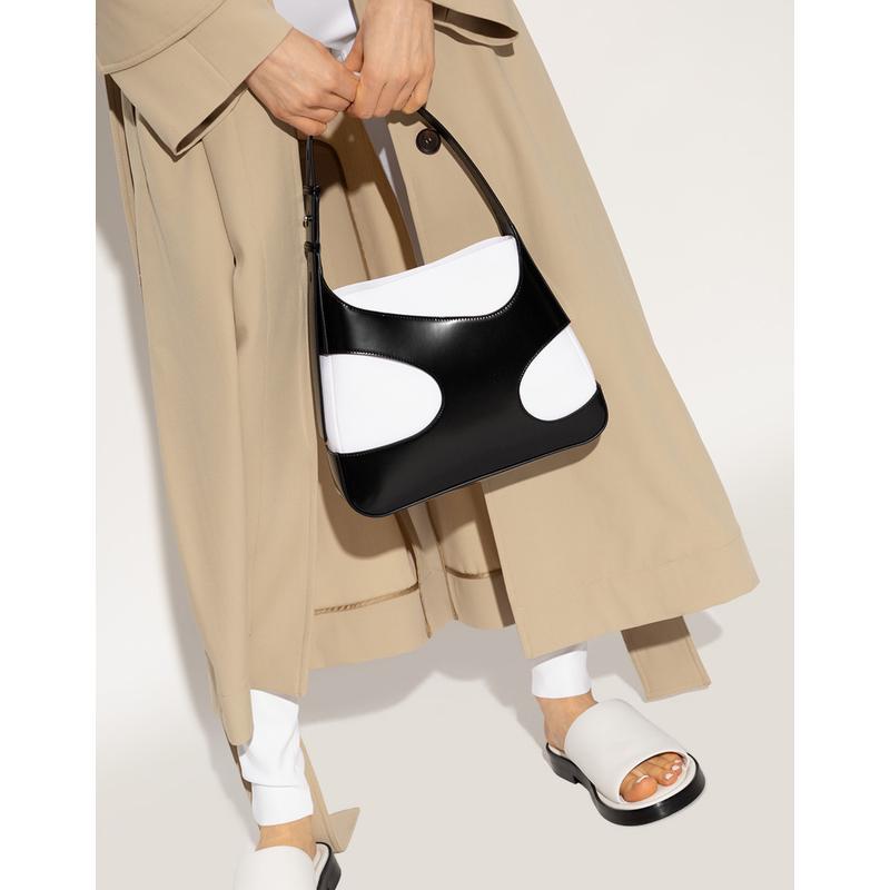 Salvatore Ferragamo女款拼接镂空Logo单肩包CM通勤百搭斜挎包