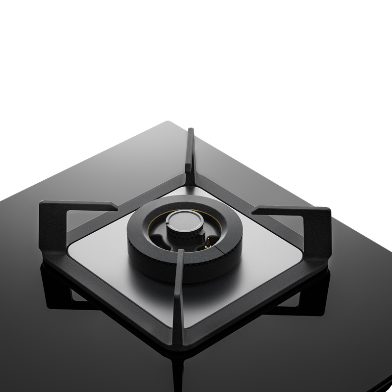 jzt-q65(天然气) 嵌入式燃气灶 玻璃面板 双炉 一级能效