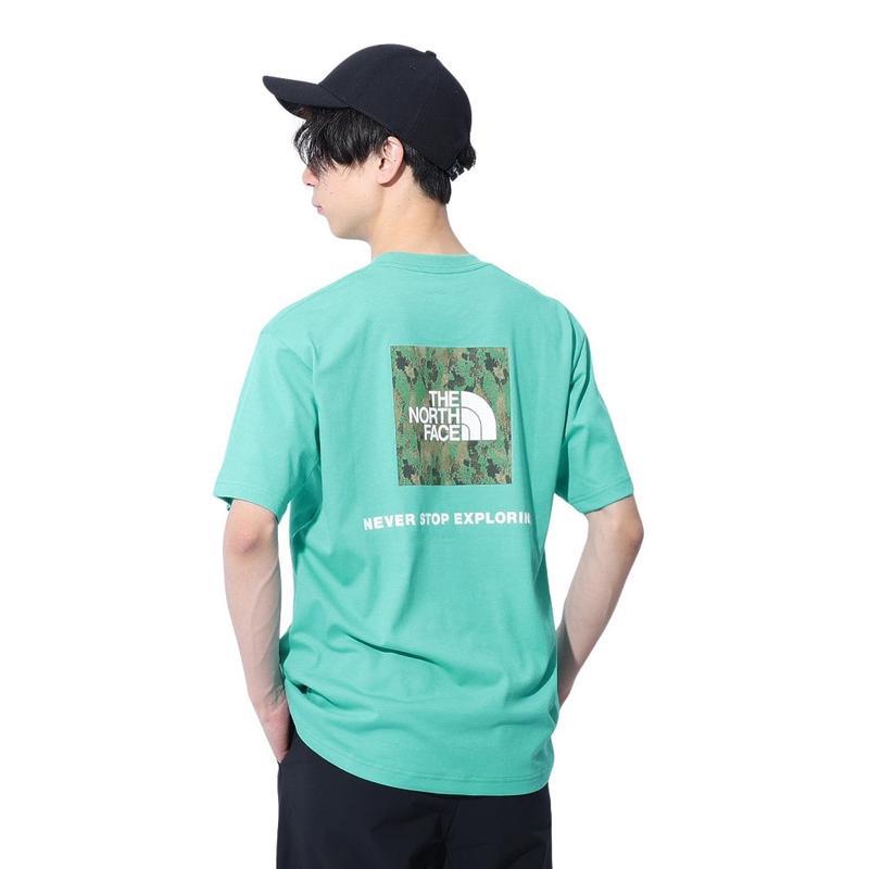 THE NORTH FACE户外透气速干短袖T恤男装CoolDry伸缩LOGO印花休闲运动衫
