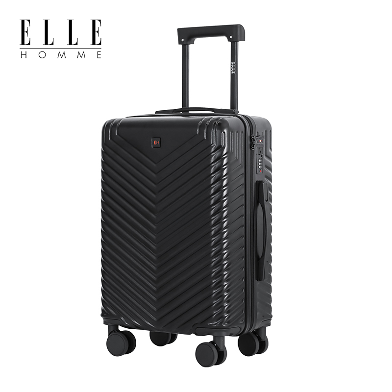 ELLE HOMME EH103261 轻便万向轮拉杆箱 26寸百搭黑高清大图