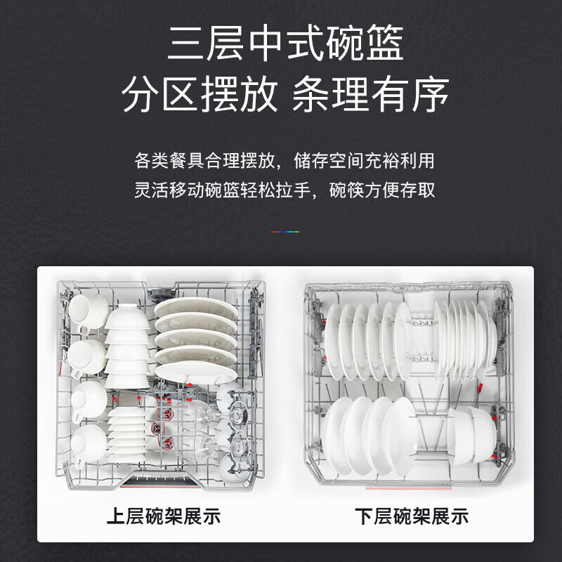 博世SMV8ZCX00C [沸石烘干]德国原装进口 8系15套嵌入式家用洗碗机 晶御智能 96H抑菌储存自配门板高清大图
