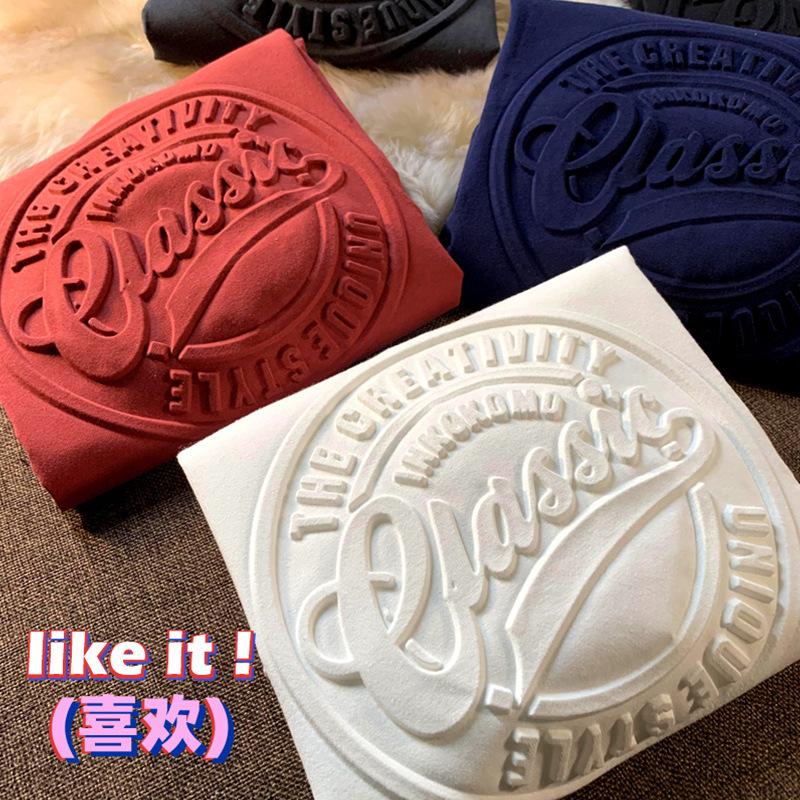 美式复古chic短袖T恤女夏季韩版潮宽松潮牌半袖学生3D印花上衣服