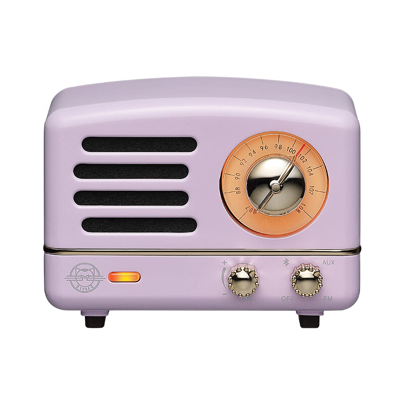 猫王音响猫王小王子OTR复古蓝牙音箱收音机小型生日礼物女生 爱丽丝紫高清大图