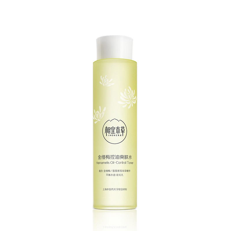 相宜本草 (INOHERB)金缕梅控油爽肤水120ml（保湿补水 控油 均净肌）
