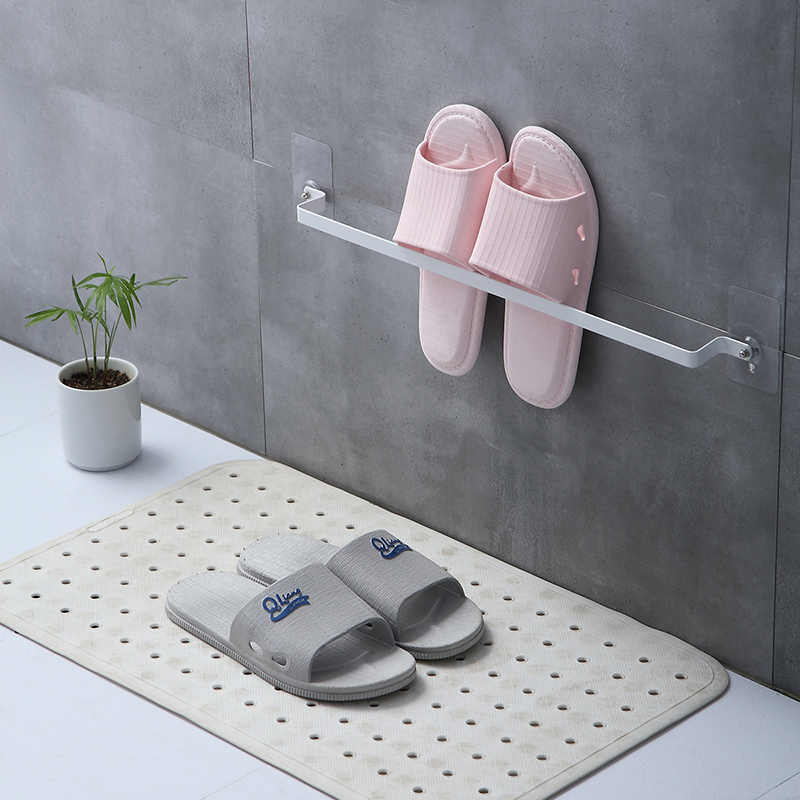 卡维瑞浴室放拖鞋架壁挂免打孔卫生间