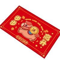 悦意坊 新年开门大吉马年开门红开业乔迁之喜职场装饰地毯垫 水晶绒防滑地垫 50*80cm*1张 马年版A（备注款式）