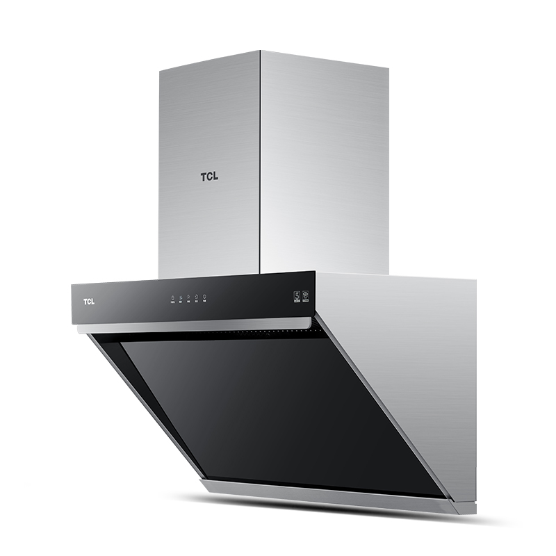 tcl 油烟机一级能效cxw-218-jc27a 五重热浪洗 侧吸家用抽油烟机 黑色