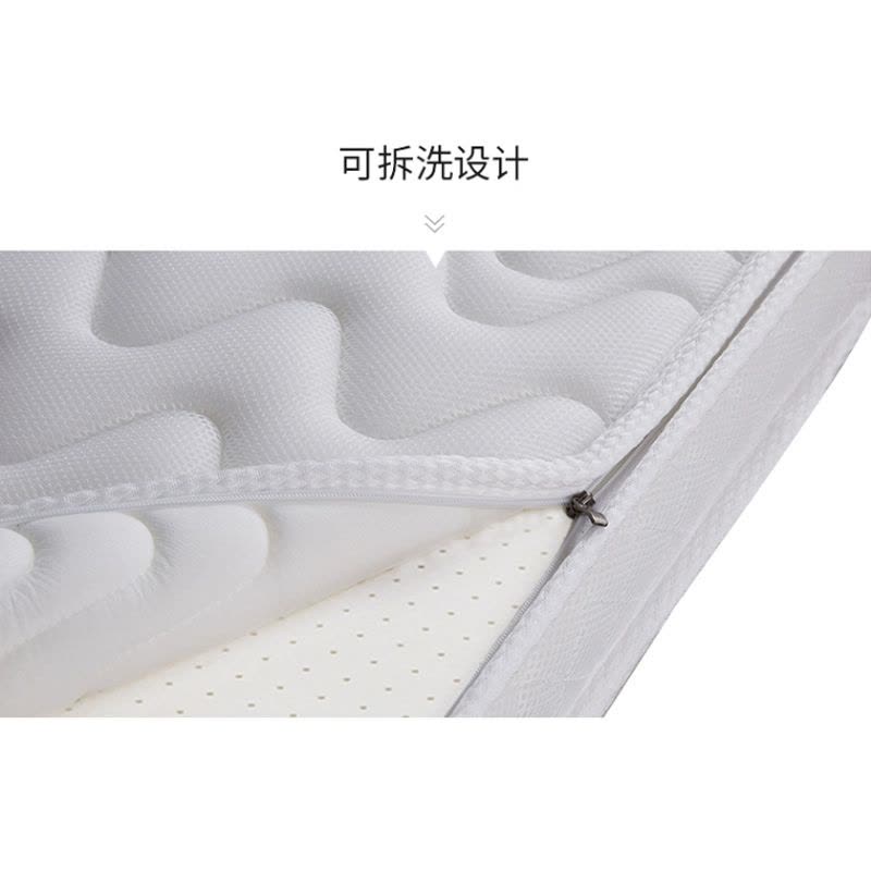 风雷动椰棕床垫家用棕垫C8cm3D(0胶水天然椰棕+2cm乳胶+软硬两用+全拆洗)1500mm*2000mm常规A图片
