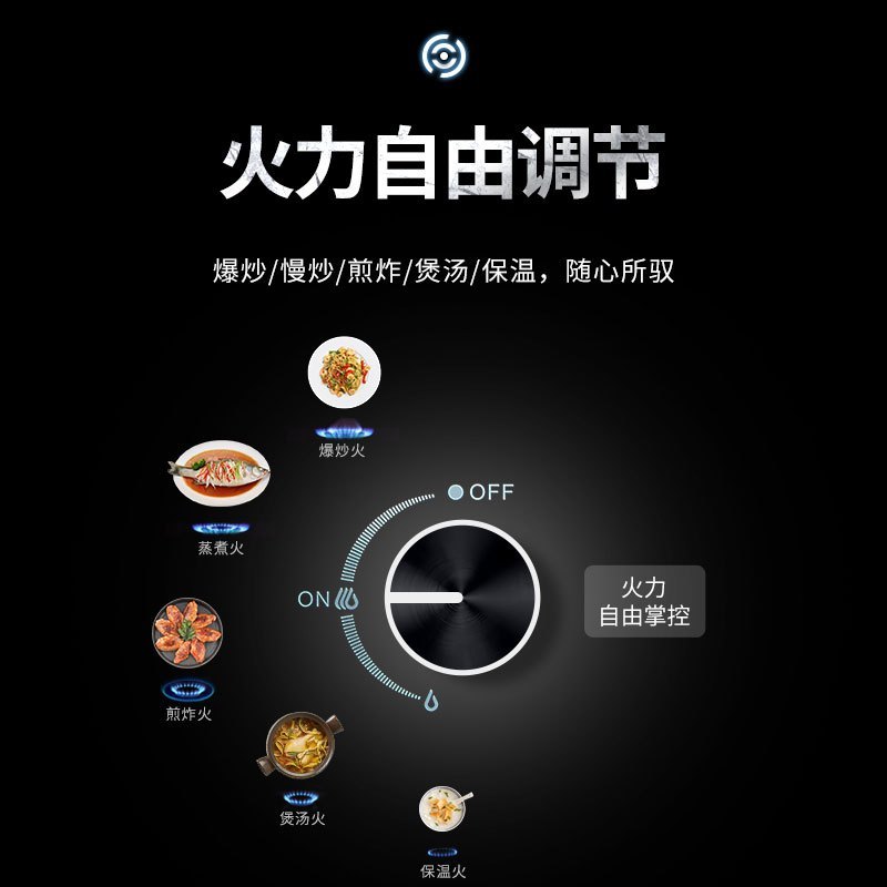 长虹(CHANGHONG)燃气灶台嵌两用灶4.2KW钢化玻璃大火力灶具JZY-Z12液化气嵌入式台式双眼灶