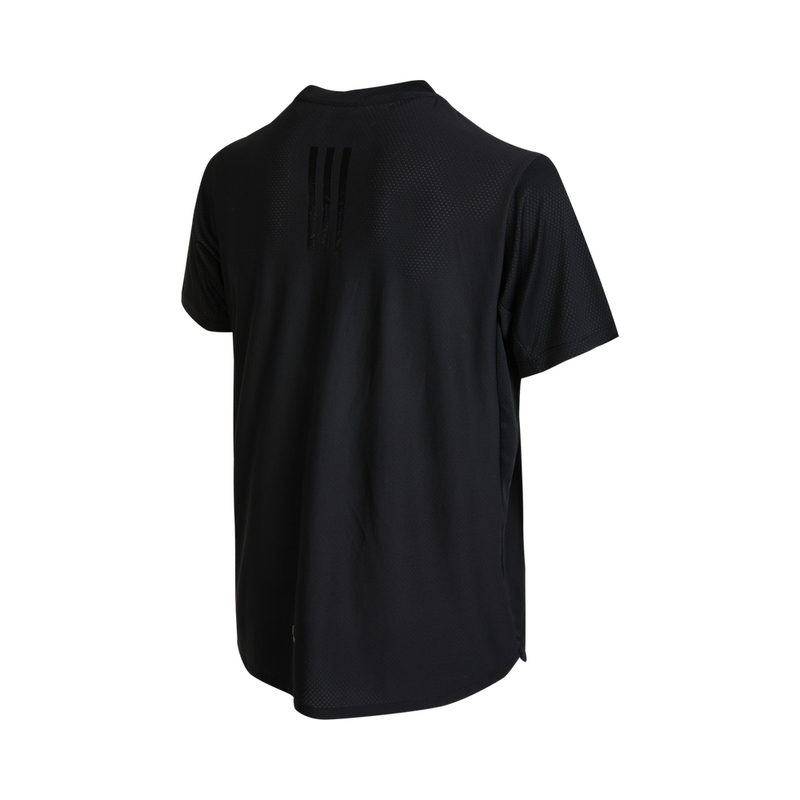 阿迪达斯(adidas) 夏季新款运动服御热科技梭织快干圆领体恤透气休闲短袖 HC4230/黑色