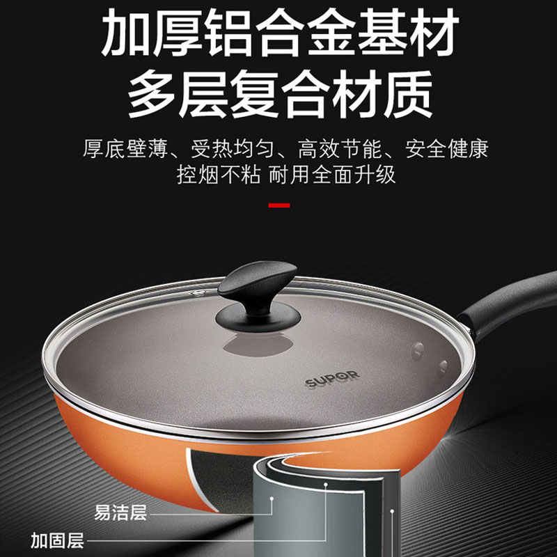 苏泊尔(SUPOR) 居家炊厨具不粘十八件套高清大图