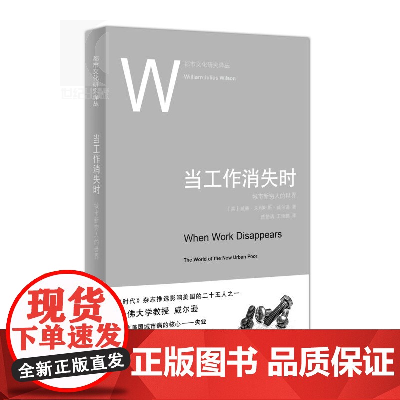 当工作消失时 城市新穷人的世界 都市文化研究译丛 [美]威廉·朱利叶斯·威尔逊 上海人民 世纪出版 图书籍高清大图