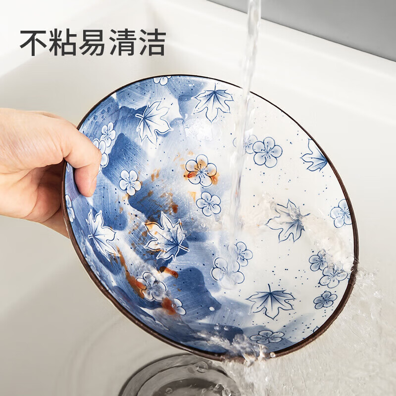 美厨调味碟四件装调料碟家用陶瓷餐具调料盘子MCTC1789