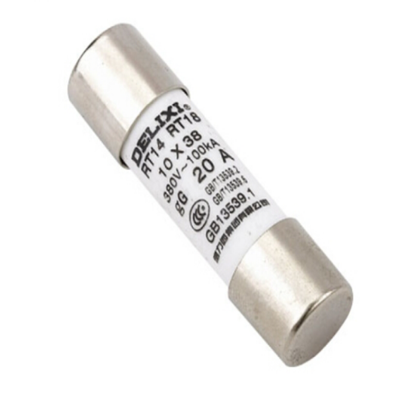 德力西delixi圆筒形帽熔断器rt14rt1820aΦ10x3820个包