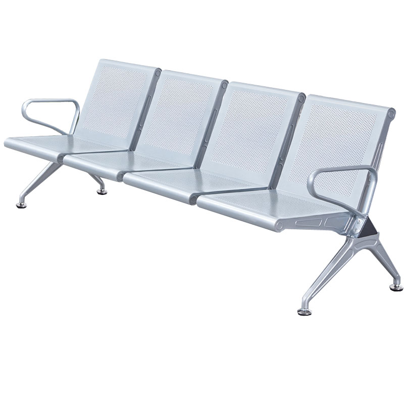 晋舰 钢制排椅机场椅加固加厚医院长椅候诊椅连排输液等候椅 A款四人位