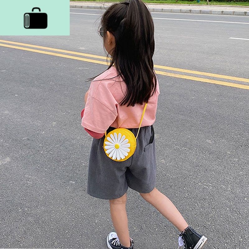 儿童包包女可爱雏菊洋气宝宝小包包女童斜挎包时尚公主小女孩挎包NEW LAKE女斜挎包图片