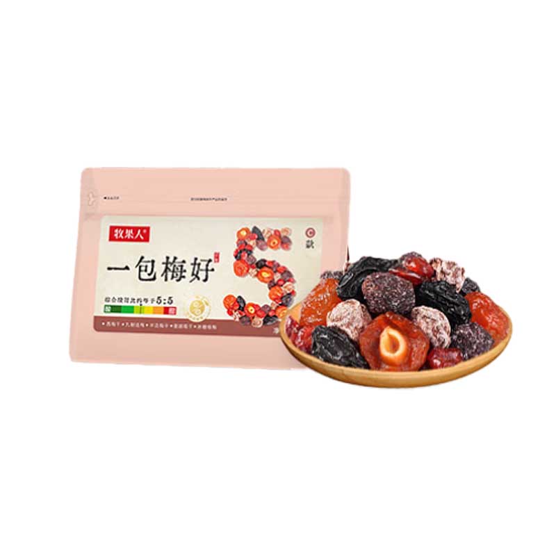 牧果人一包梅好旗舰C款500g混合梅子多口味蜜饯果干果脯休闲零食