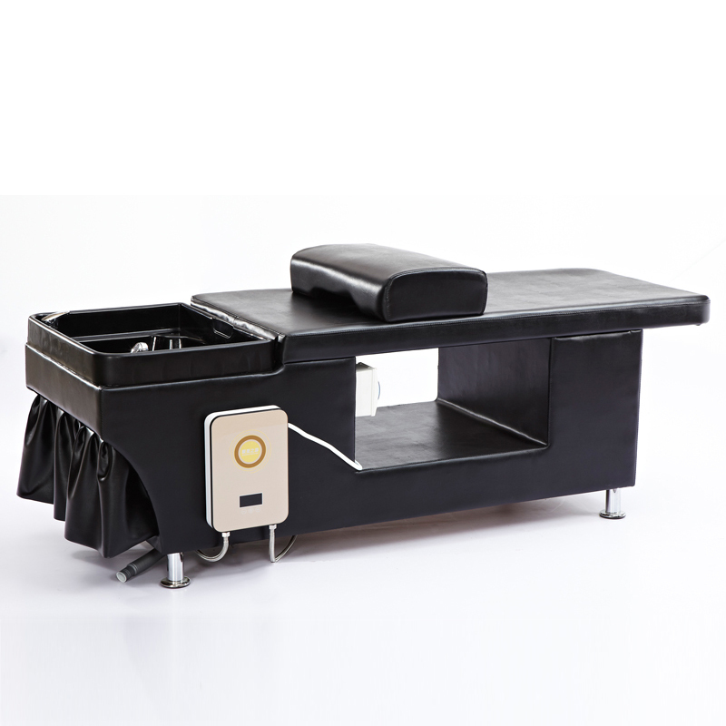 唐臻泰式洗头床全躺按摩美发冲水床带热水器发廊专用平躺洗头床理发店