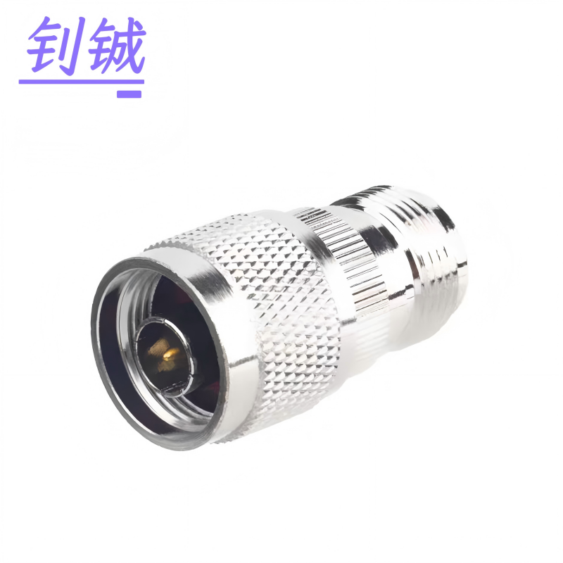钊铖 馈线转接头1/2N公转1/2N母直通头N-JK接头/个高清大图
