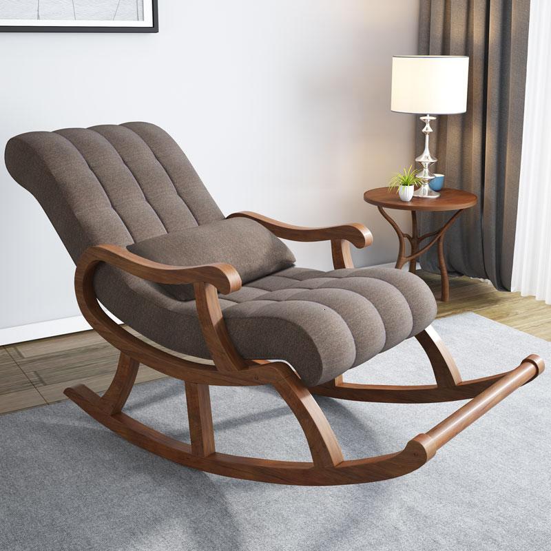 寻木匠摇椅躺椅大人夏季懒人客厅阳台北欧风格家用现代简约少女摇摇椅