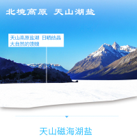 [无抗结剂] 中盐河北 天山湖盐200gx3袋 食用盐未加碘盐厨房调味品细盐巴家庭多用途烹调炒菜 中盐出品