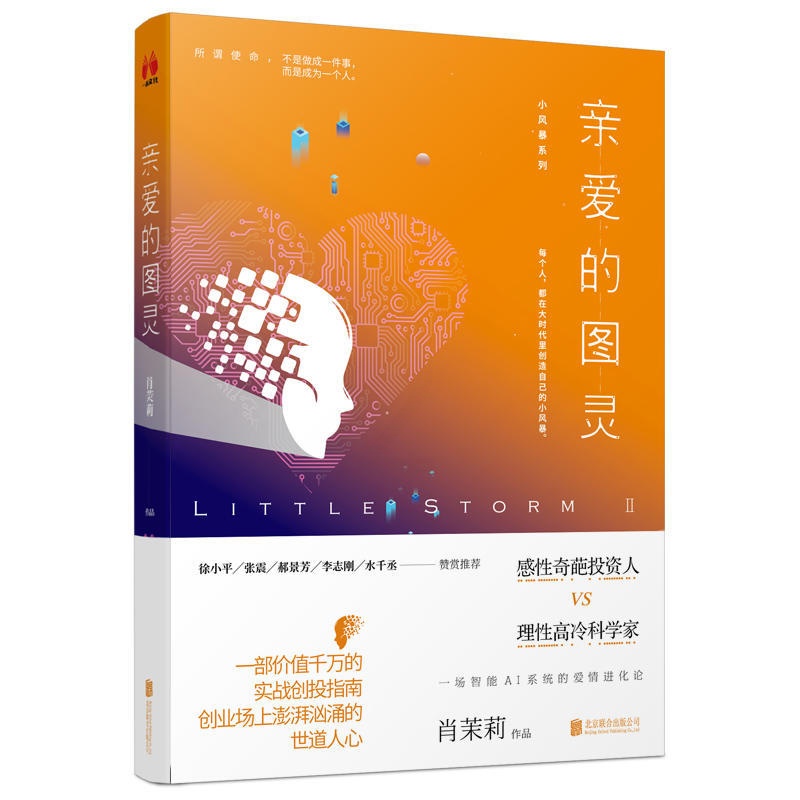 [正版]亲爱的图灵肖茉莉小风暴系列职场小说实战创投指南人工智能领域 围绕创业与投资北京联合出版高清大图