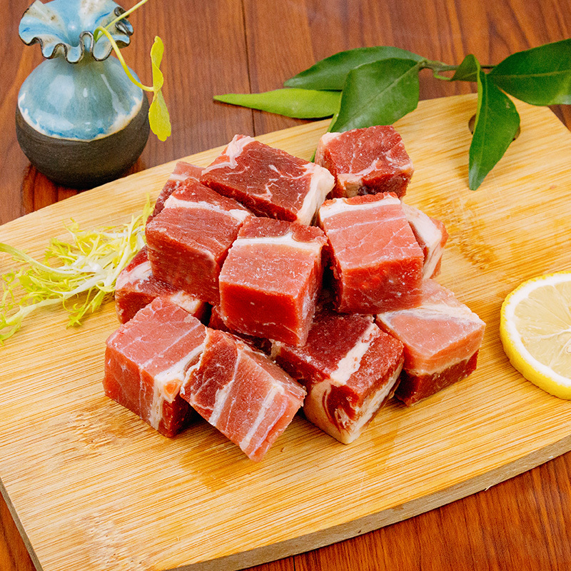 中粮家佳康(JOYCOME)阿根廷进口牛腩块 冷冻排酸牛肉1000g
