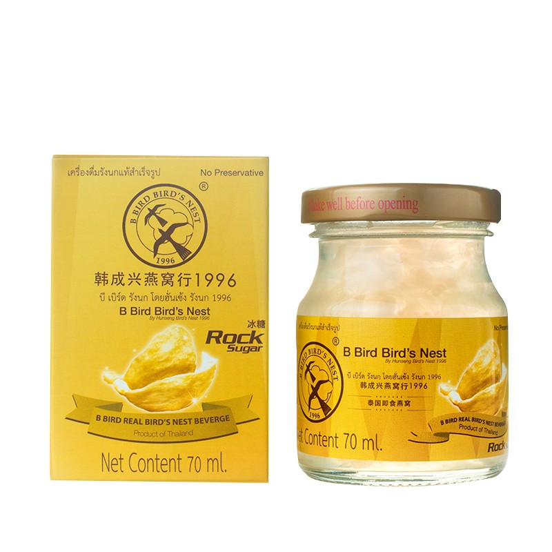 [限量发12瓶]韩成兴 即食燕窝 70ml*6瓶/盒 冰糖