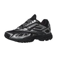 锐步(REEBOK)锐步男士跑步鞋轻便缓震黑色金属风格运动鞋