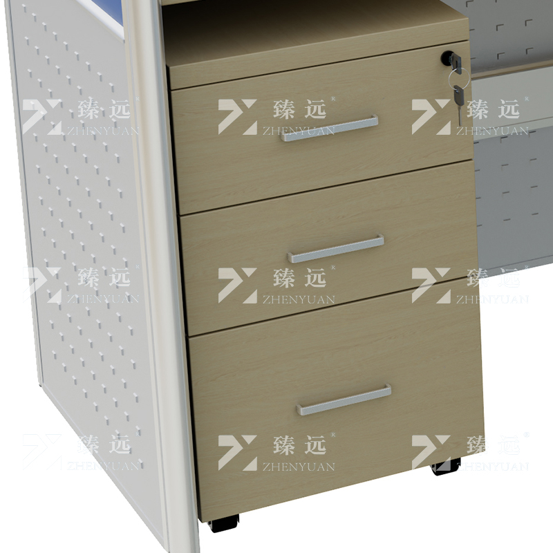 臻远ZY-X231屏风工位单人位1500*1500*1200高清大图