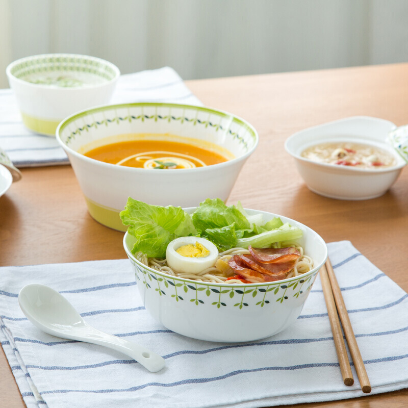 IJARL 亿嘉陶瓷餐具韩式餐具套装6英寸面碗 饭碗 格林系列 4只装