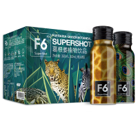 F6 supershot 浓缩 葛根姜植物饮品 60ml*6瓶