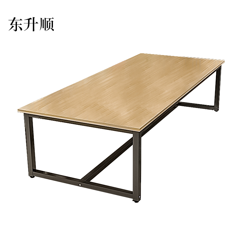 东升顺会议桌长方形老板桌培训洽谈简约现代职员办公桌长桌办公家具[工厂现做 7天内发货]