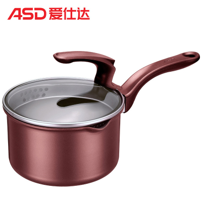 爱仕达(ASD)奶锅 16CM可立盖新不粘奶锅 煮面锅泡面锅小汤锅LS8916