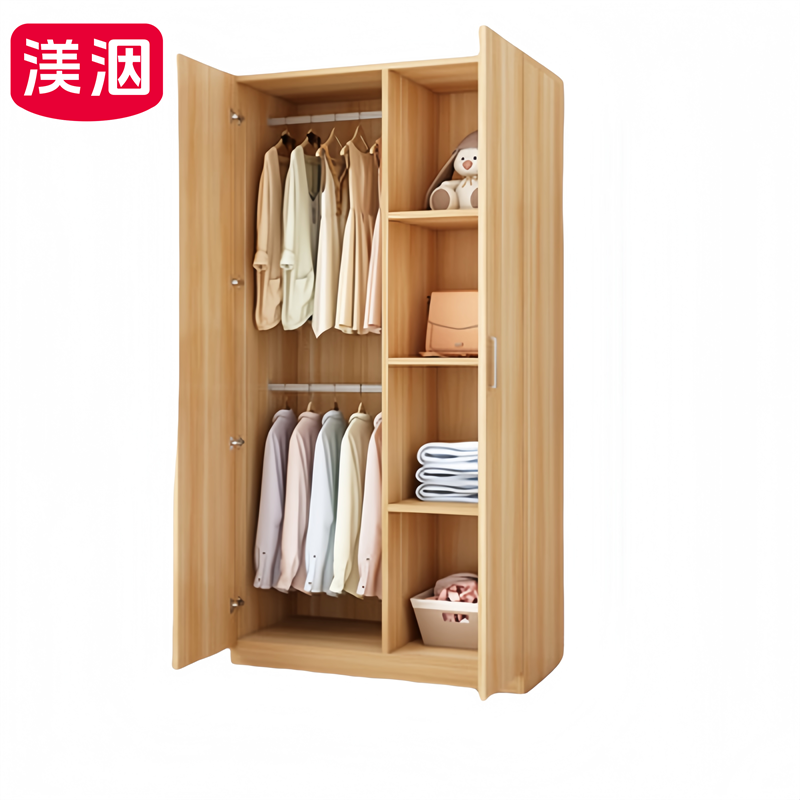 渼洇 家用衣柜 两门80*40*180cm 台高清大图