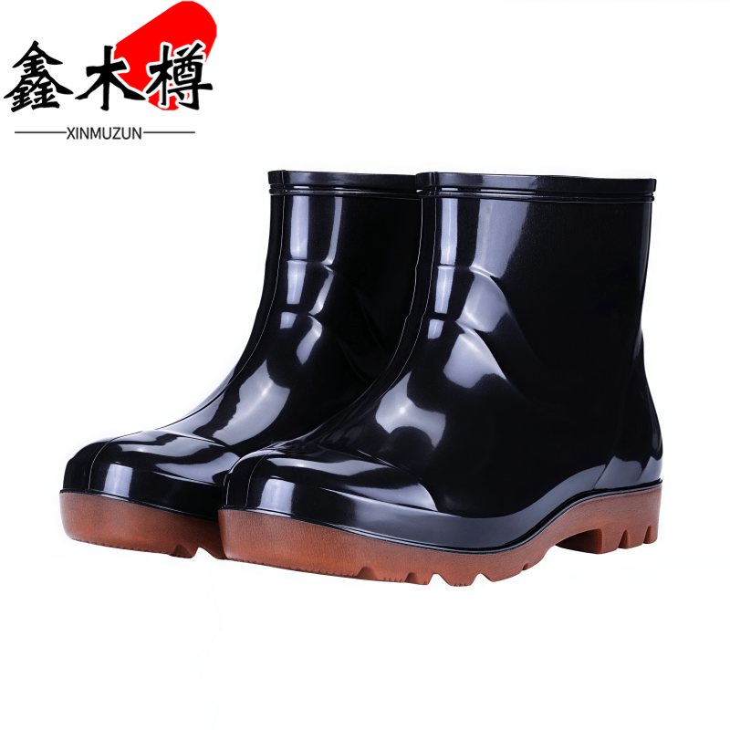 鑫木樽胶鞋低筒双高清大图